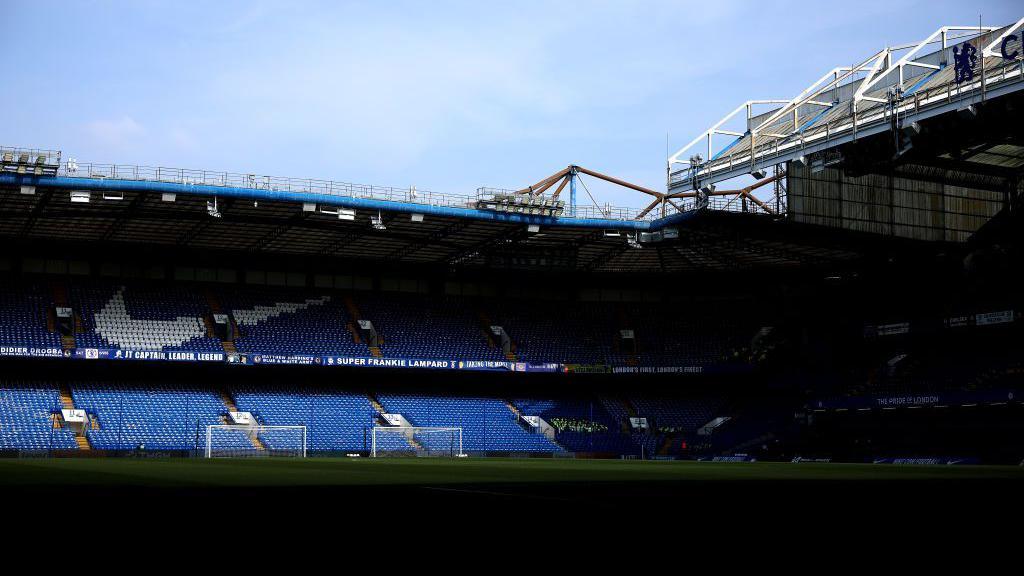 A general view inside Stamford Bridge