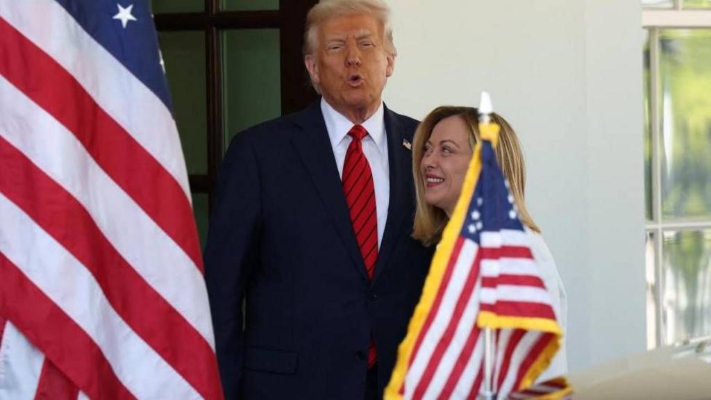 Meloni and trump