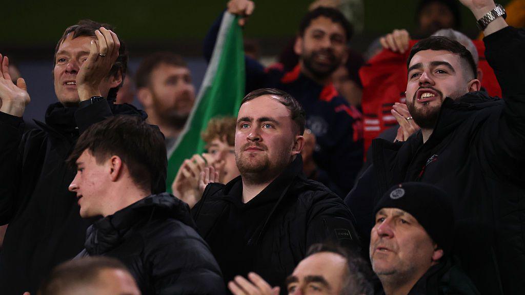 Luke Littler at the Molineux Stadium