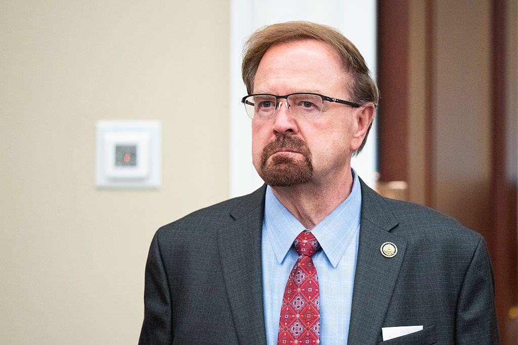 North Carolina Congressman Chuck Edwards photographed inside the US Capitol