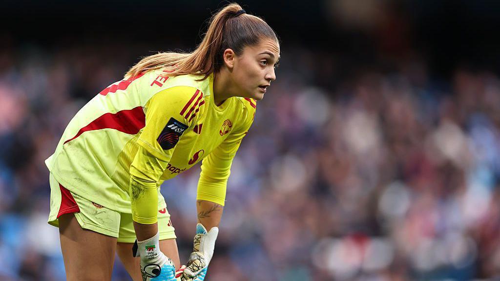 Safia Middleton-Patel during the Women's Super League match between Manchester City and Manchester United this month 