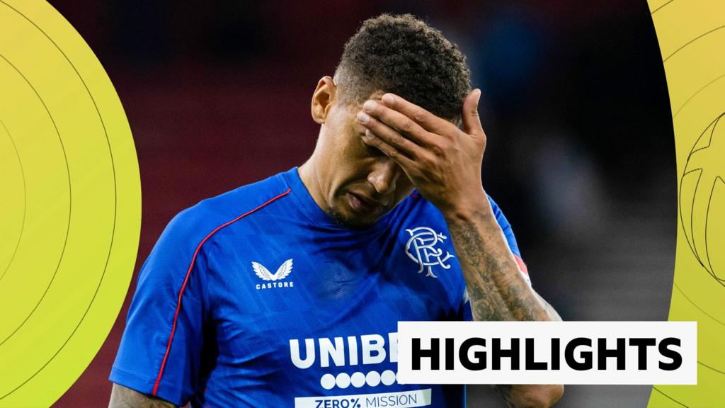 Watch highlights of defeat that ends Rangers' Champions League dream