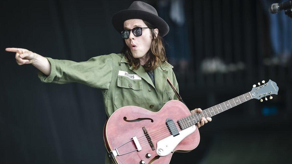 James Bay plays Glastonbury