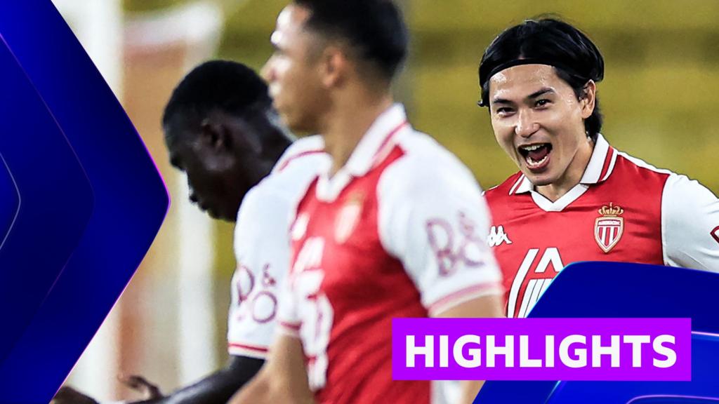 Minamino scores twice as Monaco thrash Red Star