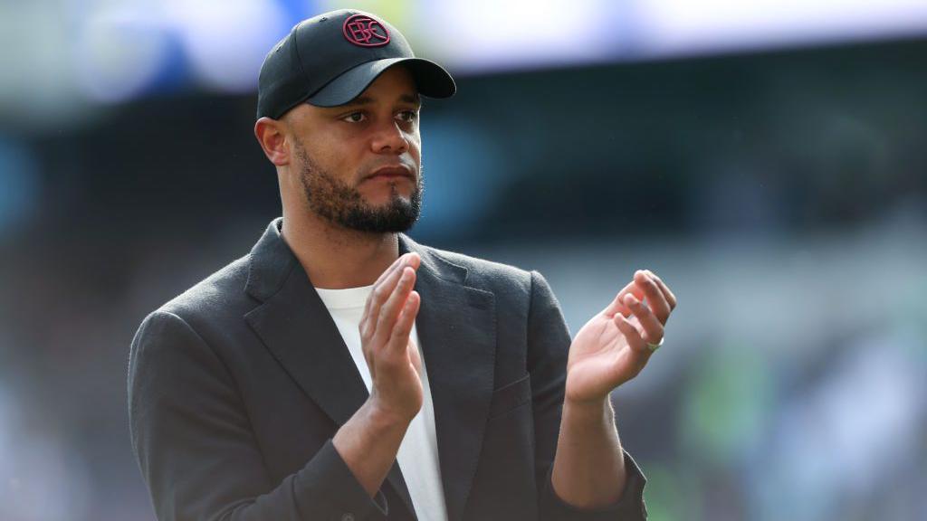 Vincent Kompany applauds Burnley fans