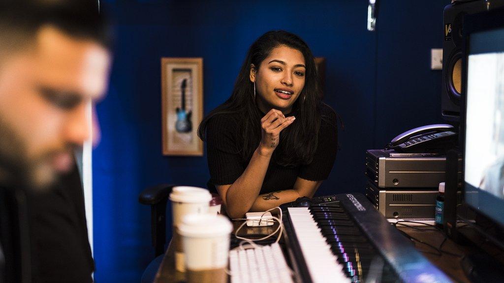 In the studio with Vanessa White