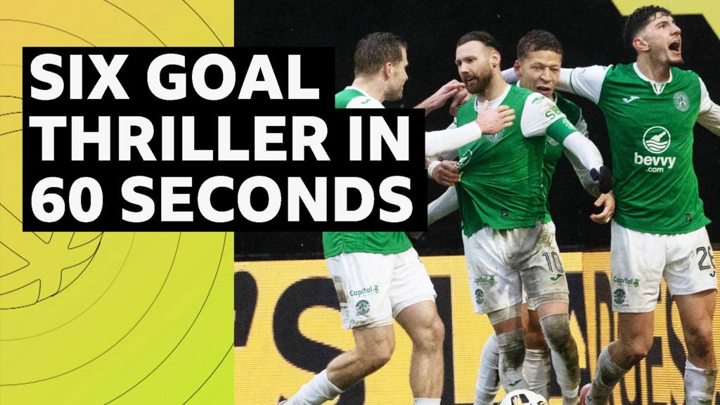 Watch: Hibs v Rangers goals in 60 seconds