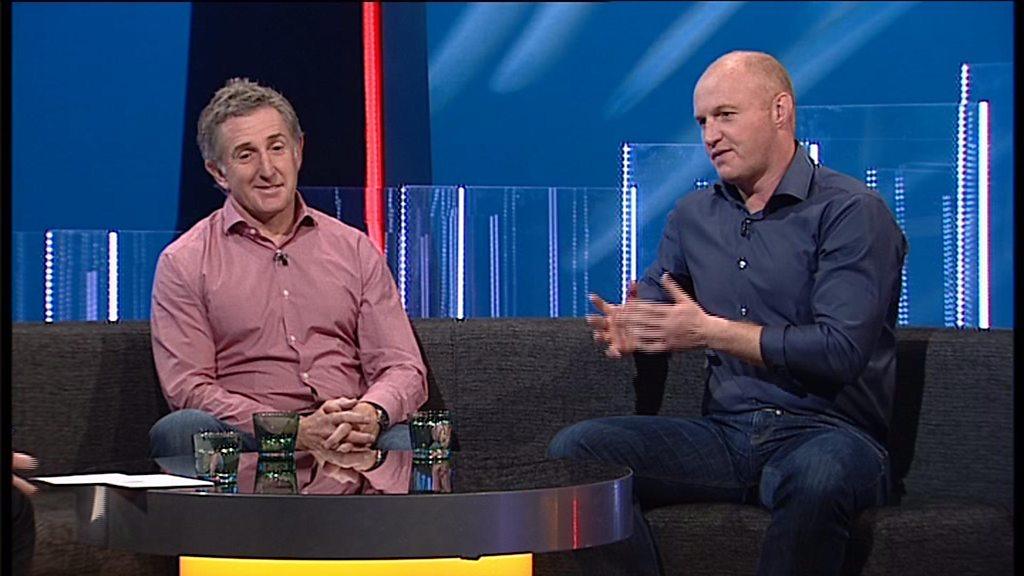 Jonathan Davies and Martyn Williams