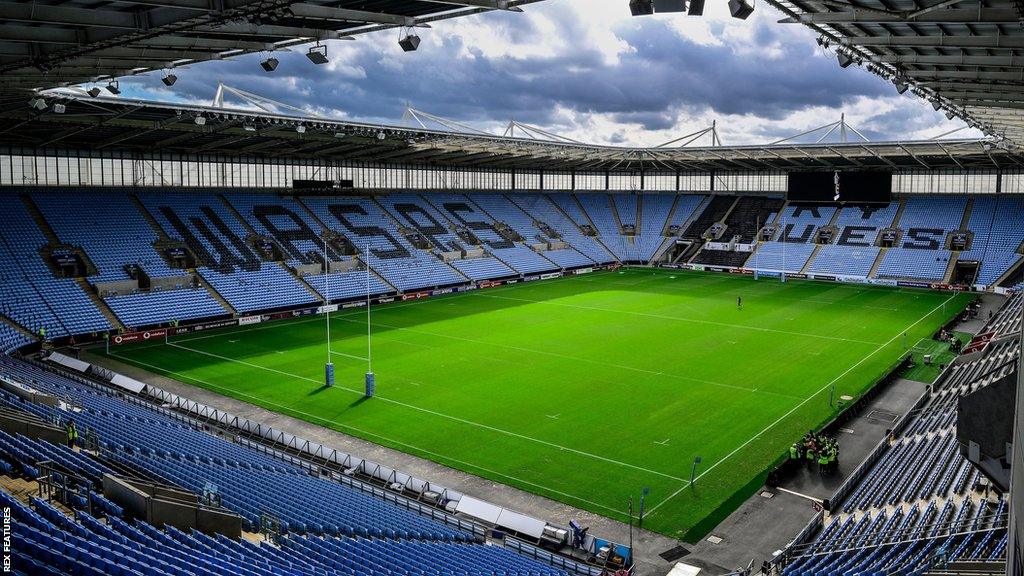 An empty Coventry Building Society Arena