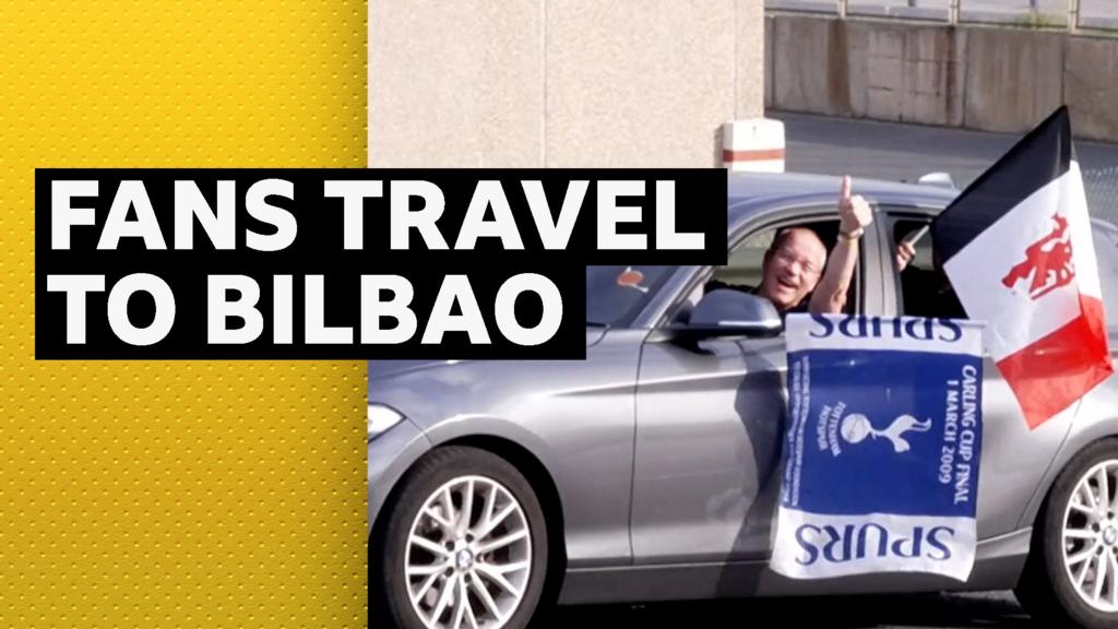 Spurs & Man Utd fans take 33-hour ferry for Europa League final