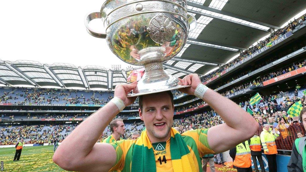 Michael Murphy lifted Sam Maguire for Donegal in 2012