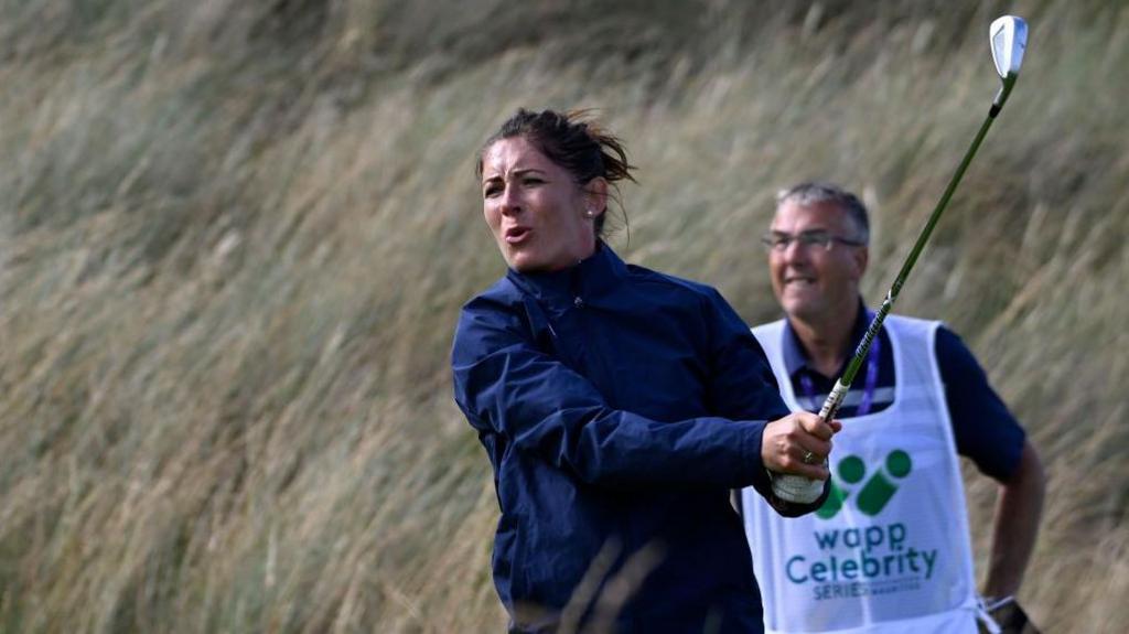 Eve Muirhead on the golf course