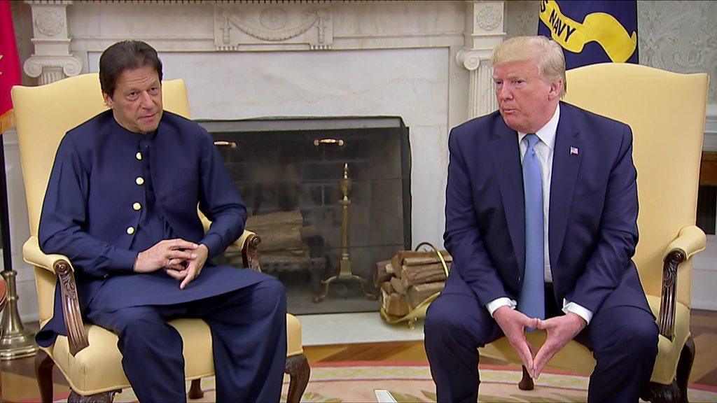 Donald Trump meets Imran Khan