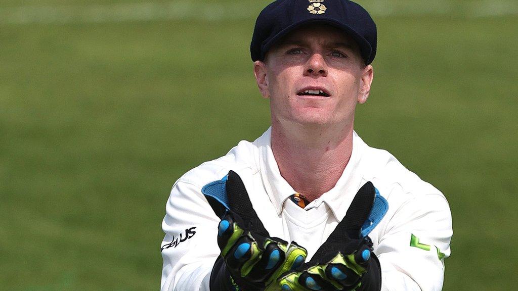 Brooke Guest playing for Derbyshire