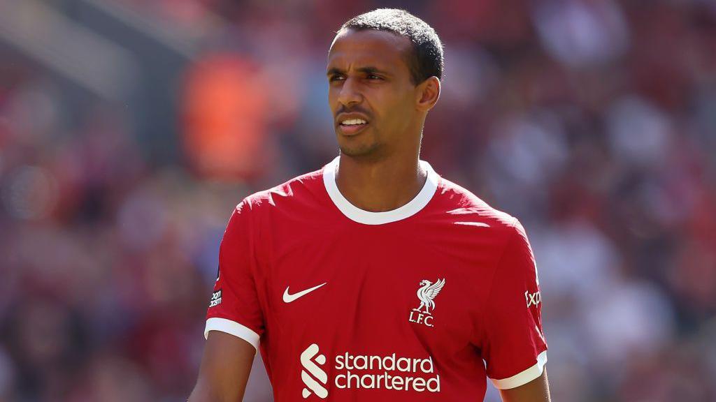 Joel Matip in action for Liverpool