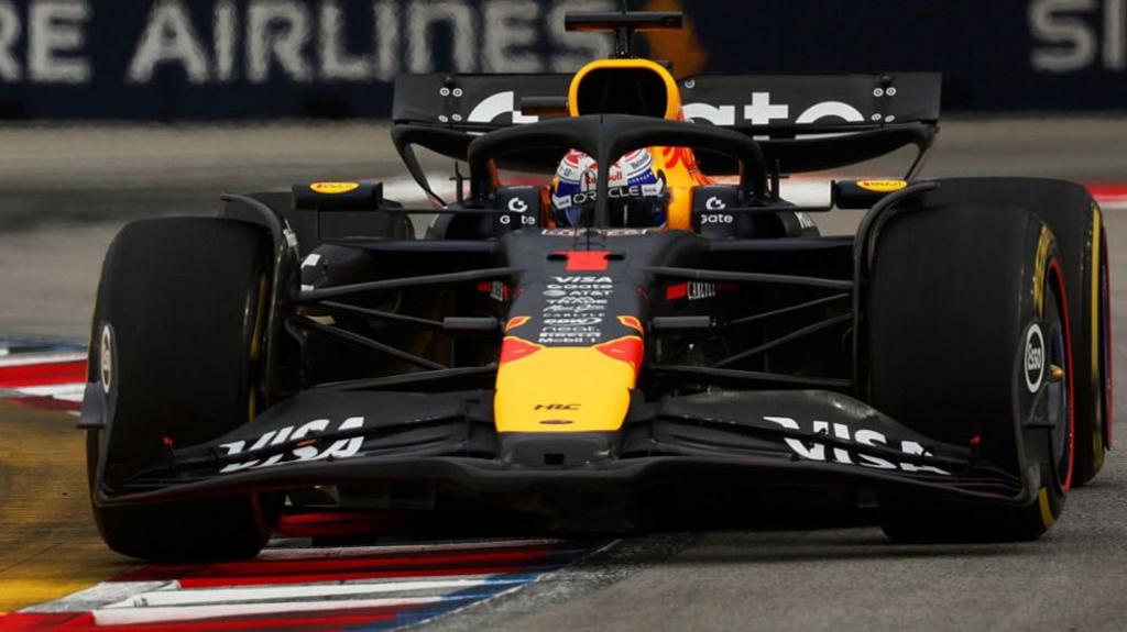 Red Bull's Max Verstappen during Singapore Grand Prix final practice