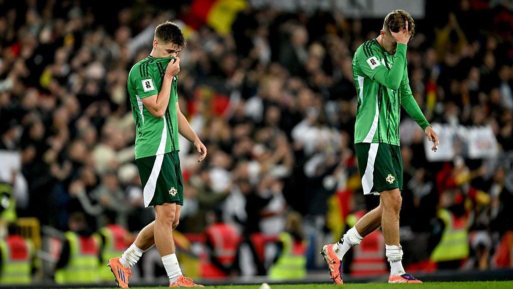 Justin Devenny and Isaac Price disappointed at full-time