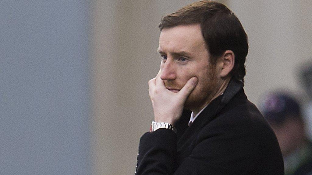 Hearts head coach Ian Cathro