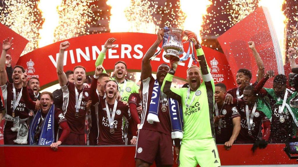 Leicester City, Wembley, FA Cup final, trophy celebrations