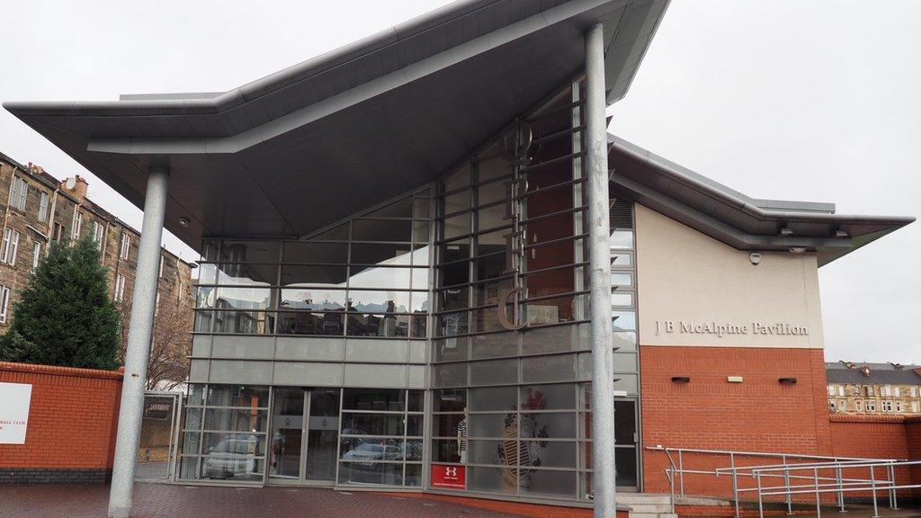 Queen's Park's JB McAlpine Pavilion at Lesser Hampden