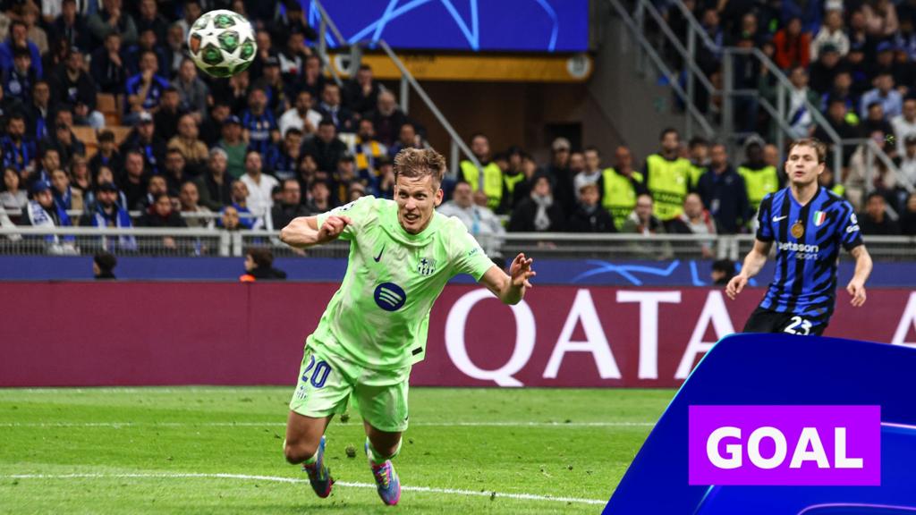 Olmo heads Barcelona level against Inter