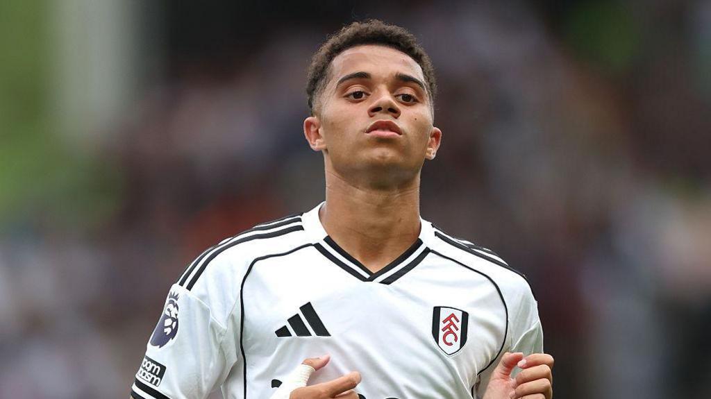 Josh King looks on
