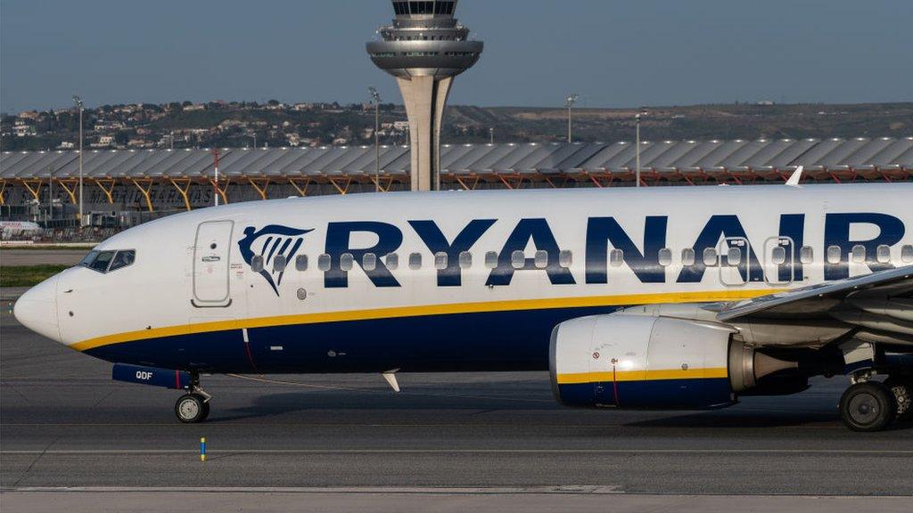 Ryanair passenger plane