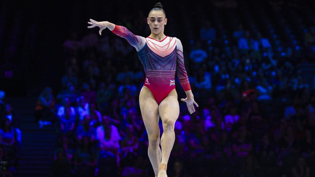 World Gymnastics Championships Women s team final with Jessica Gadirova Alice Kinsella on GB team BBC Sport