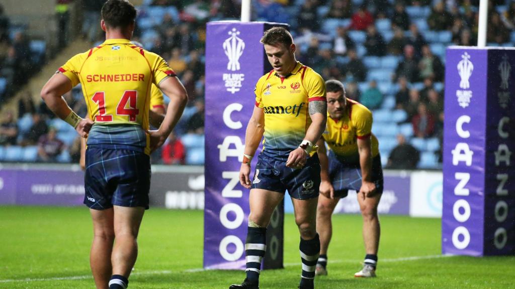 Australia 840 Scotland Relive Kangaroos' huge World Cup win as it