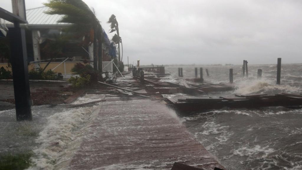 Coast battered by Matthew