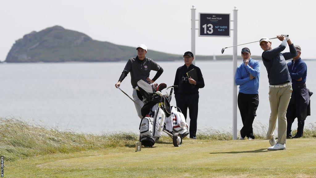 Action from the 2019 Amateur Championship at Portmarnock