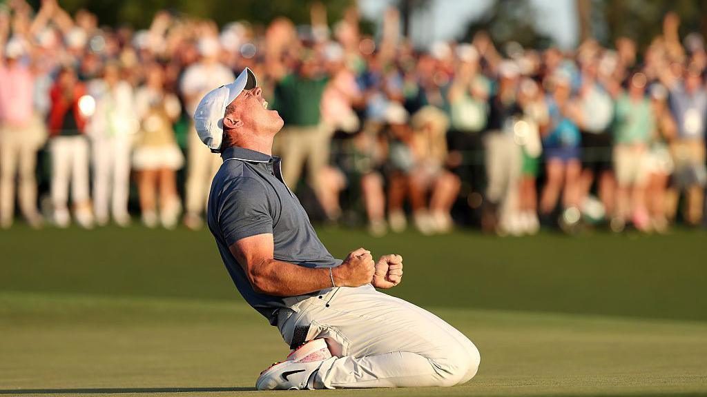 Rory McIlroy after winning the Masters golf tournament.