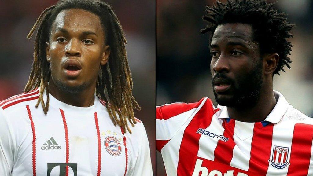 Renato Sanches and Wilfried Bony