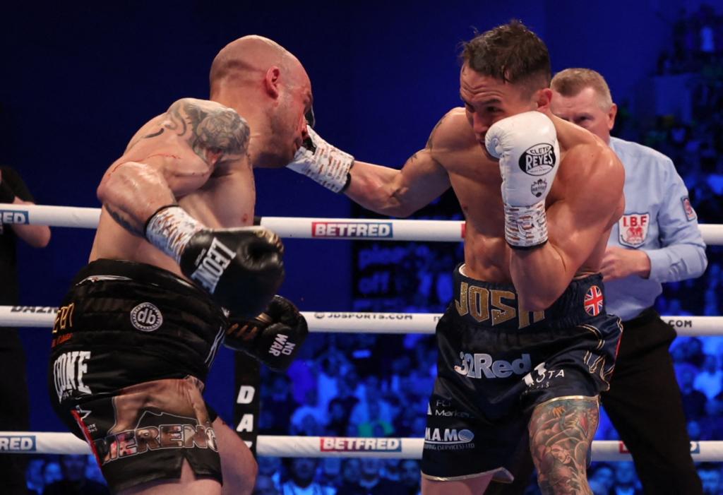 Josh Warrington and Kiko Martinez