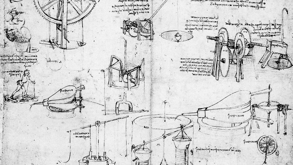 Leonardo-da-Vincis-diving-drawings.