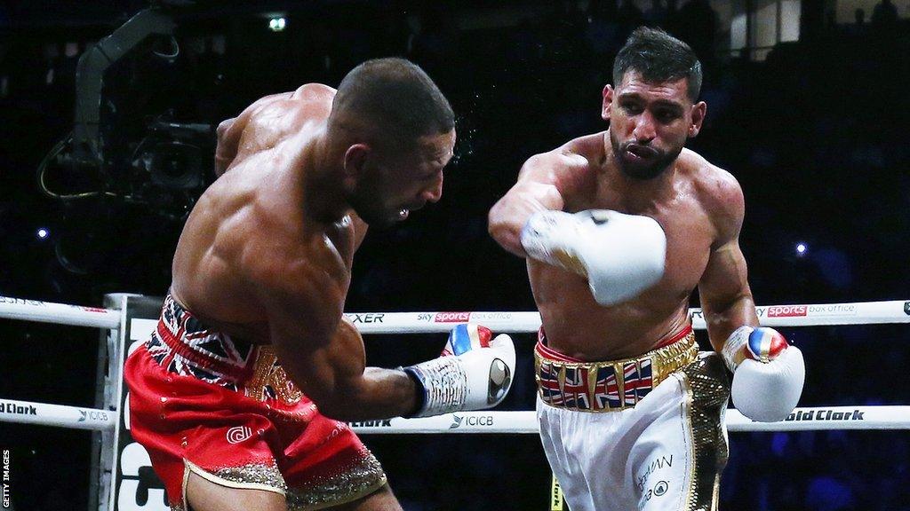 Amir Khan against Kell Brook