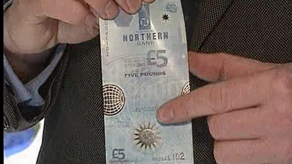 James Kerr reports on the introduction of the new plastic £5 note - in 1999