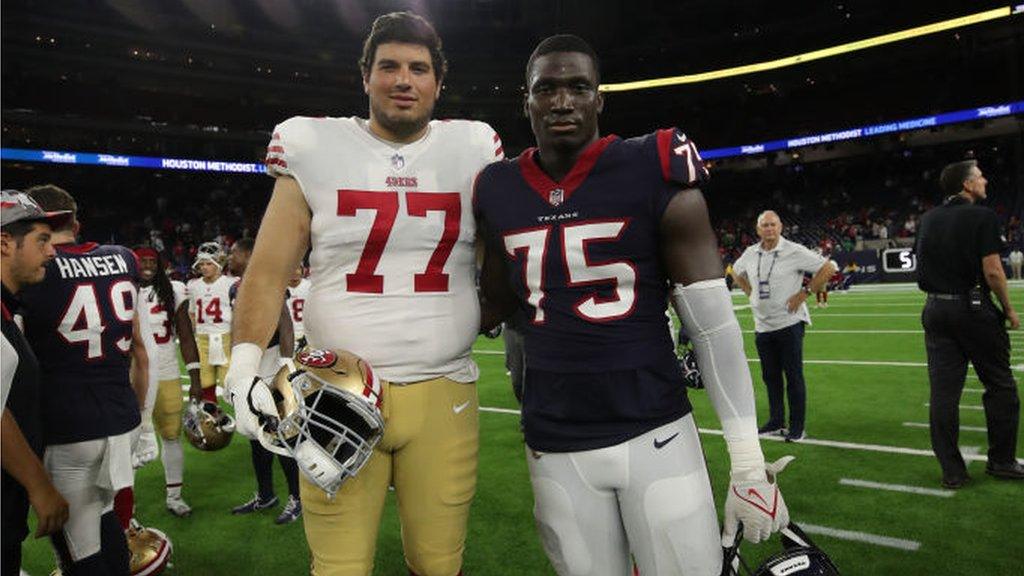 Adedayo Odeleye (right) with Alfredo Gutierrez