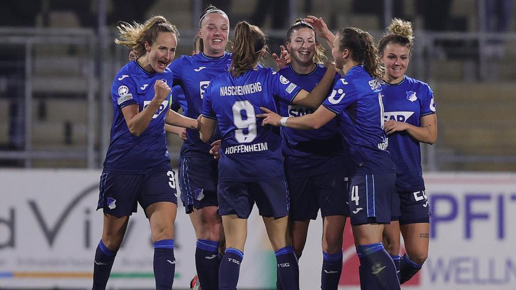 Hoffenheim celebrate