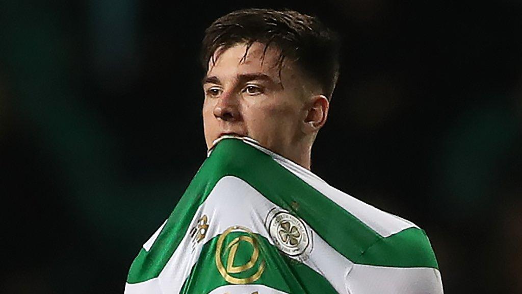 Celtic left-back Kieran Tierney