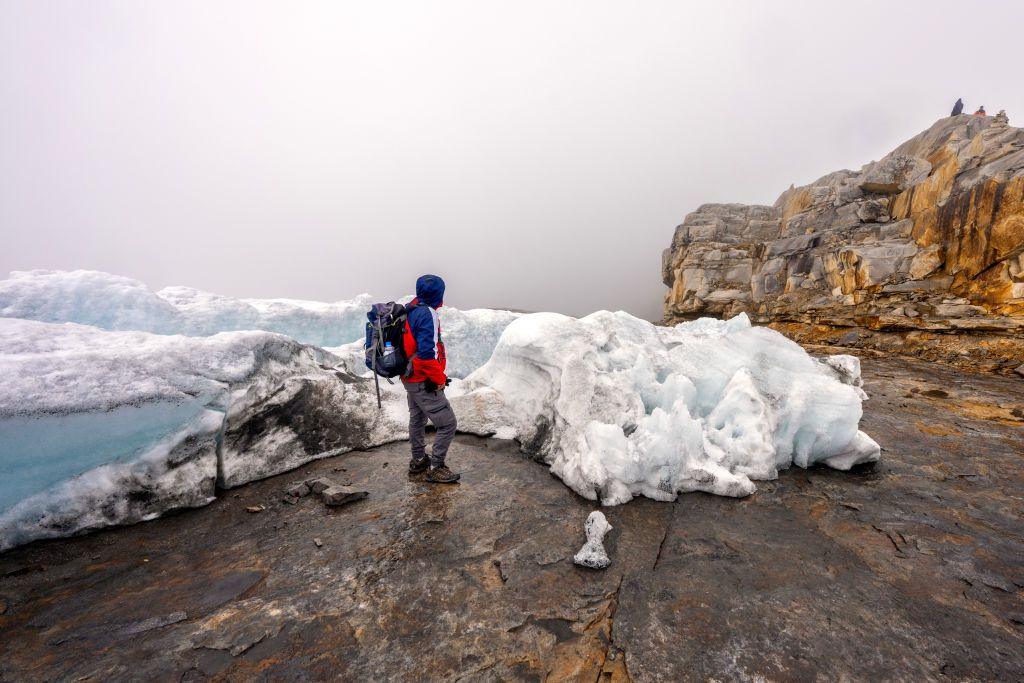 The Ritacuba Blanco glacier in Colombia