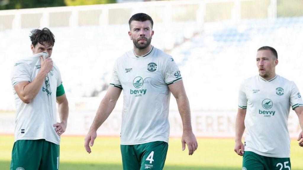 Hibs were beaten 2-0 by Malisheva in Kosovo