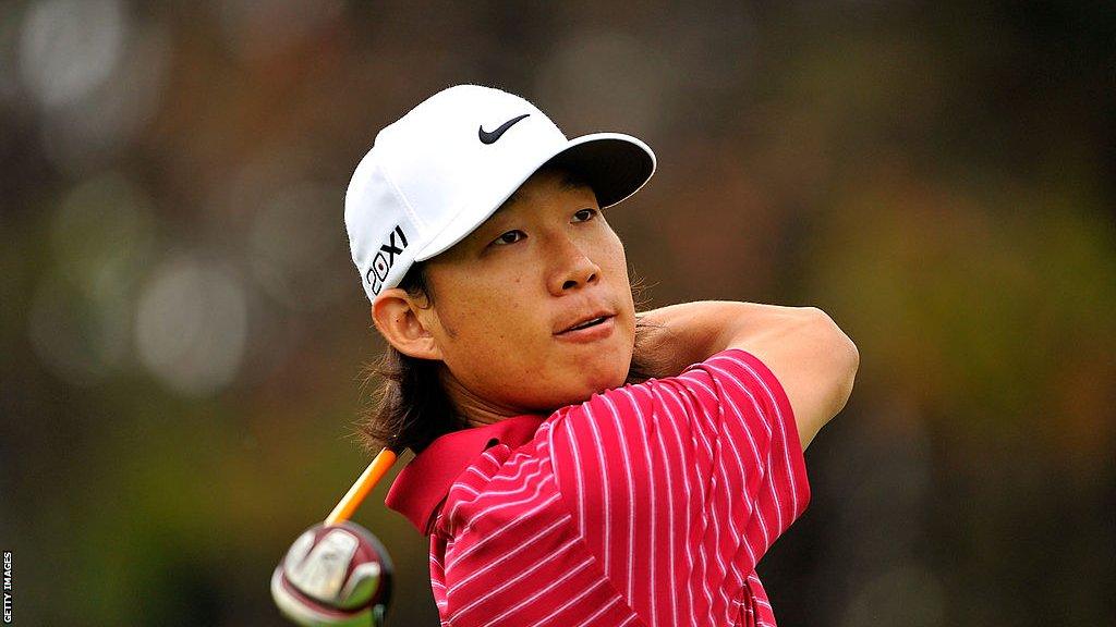 Anthony Kim in competition in 2011