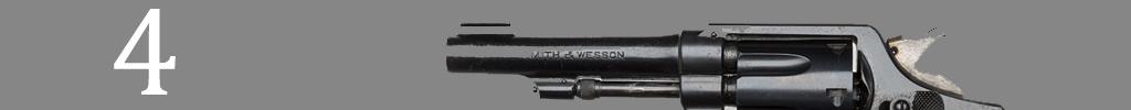 Smith and Wesson revolver used by Ruth Ellis, 1955 (detail)