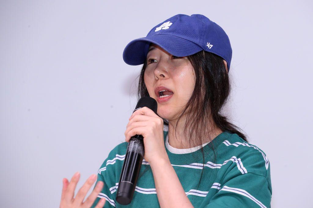 Min Hee-Jin holds a press conference in Seoul 