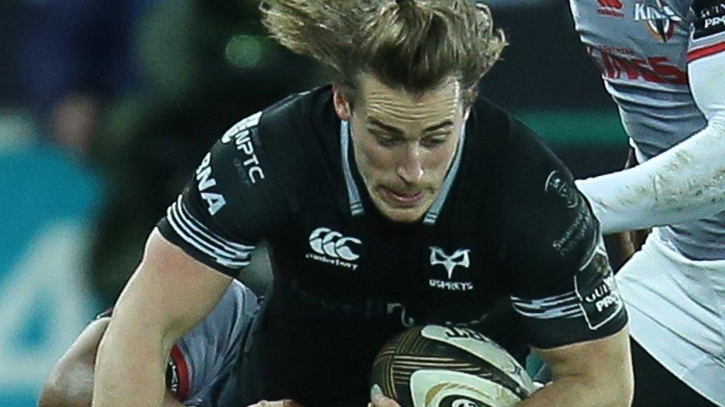 Jeff Hassler in action for Ospreys against Southern Kings