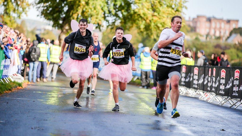 Runners in the 10k