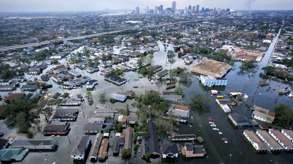 new orleans flooded after hurricane katrina