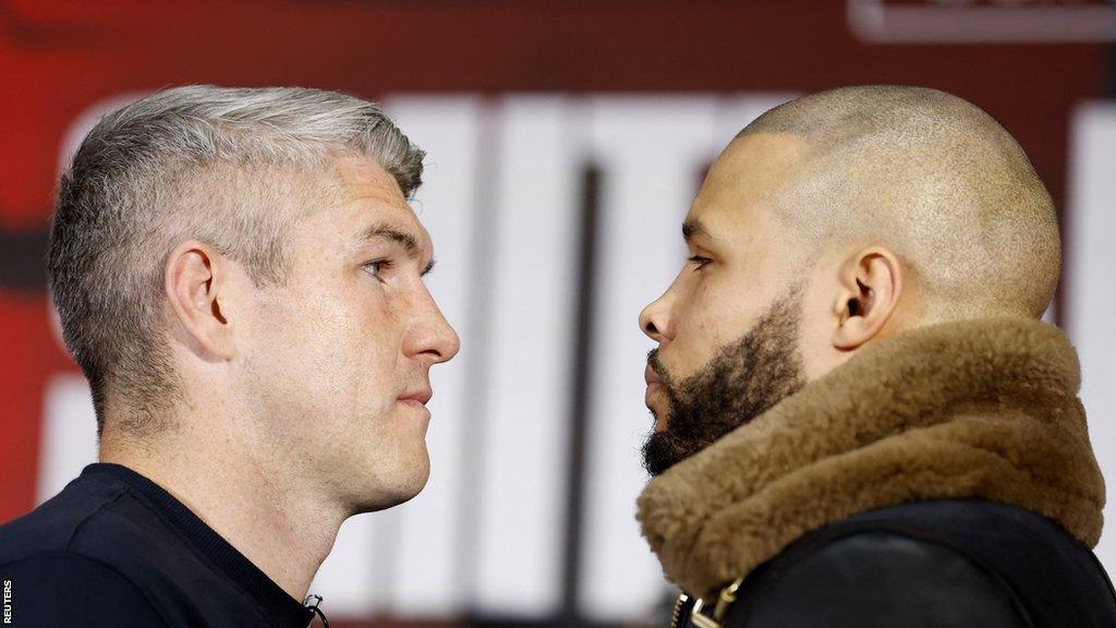 Liam Smith and Chris Eubank Jr face off