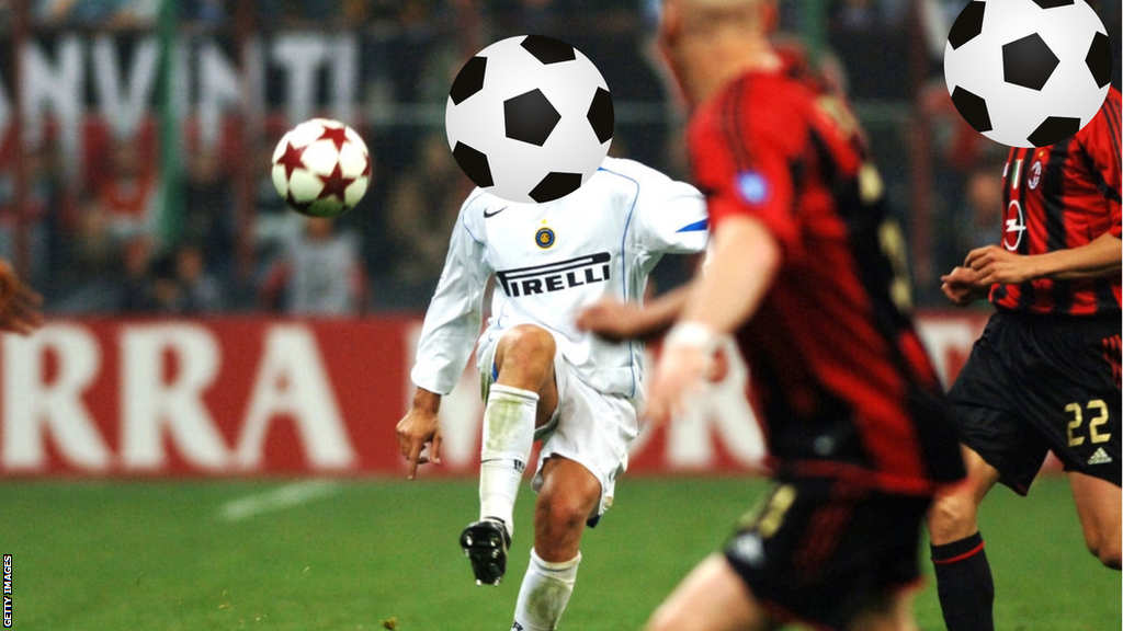 Can you name the AC Milan and Inter players who started the last time the rivals met in the Champions League?